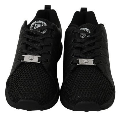 Philipp Plein Elegant Black Gisella Sneakers