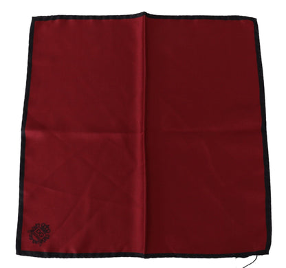 Dolce & Gabbana Elegant Red Silk Square Handkerchief