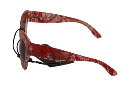 Dolce & Gabbana Elegant Sicilian Lace Insert Sunglasses