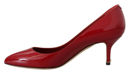 Dolce & Gabbana Exquisite Red Patent Leather Pumps