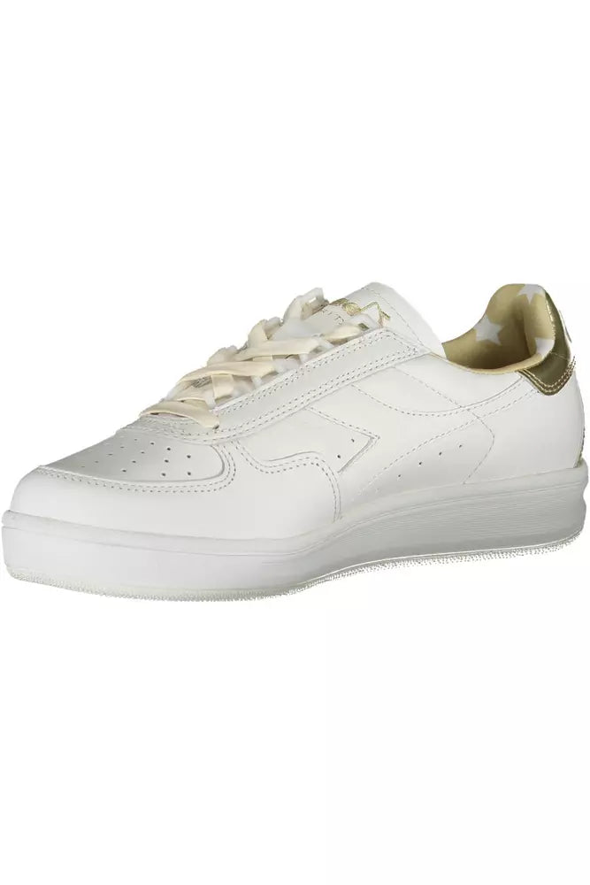 Diadora White Leather Women Sneaker