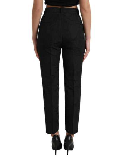 Dolce & Gabbana High Waist Tapered Elegance Pants