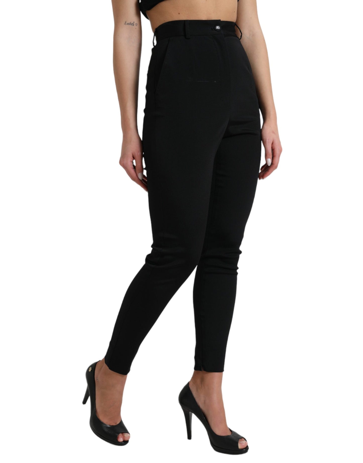 Dolce & Gabbana Elegant High Waist Skinny Pants