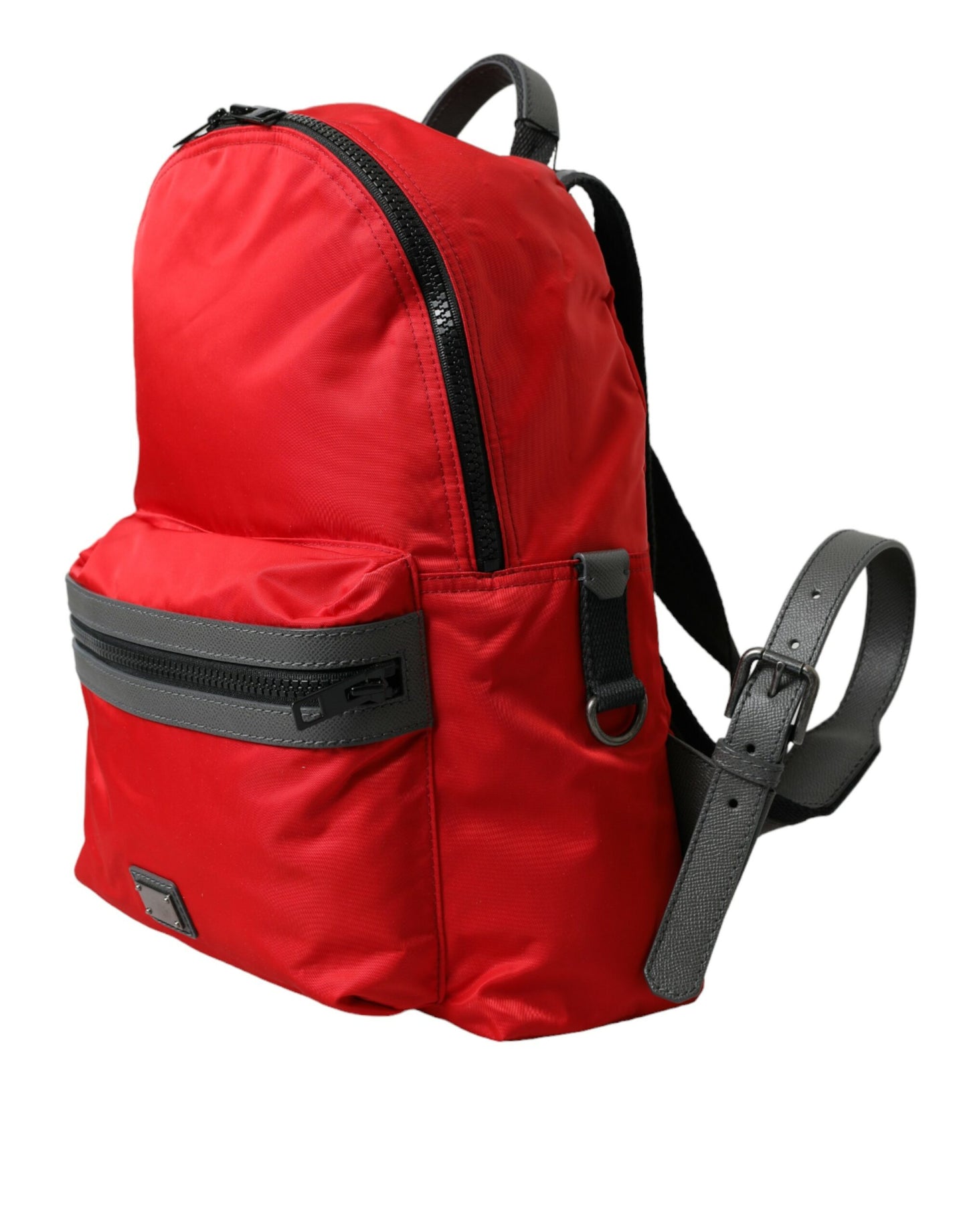 Dolce & Gabbana Elegant Red Nylon-Leather Backpack