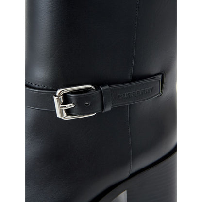 Burberry Black Leather Boot