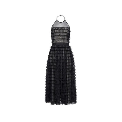 PINKO Black Polyester Dress