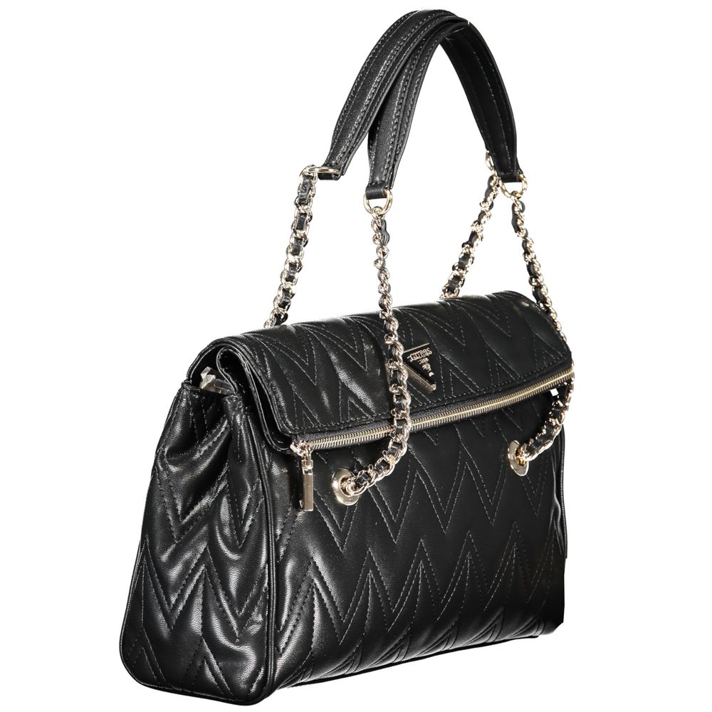 Guess Jeans Black Polyethylene Handbag