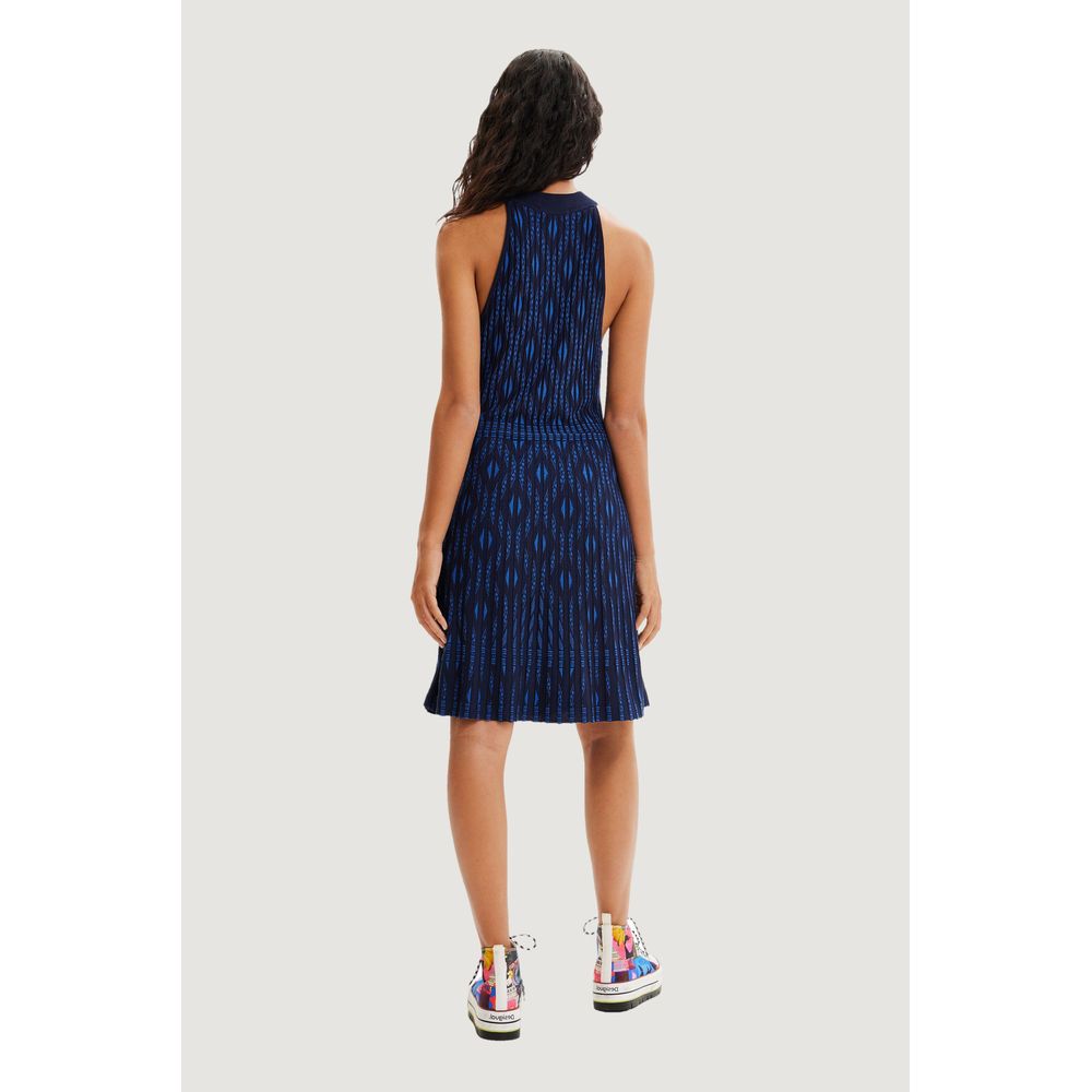 Desigual Blue Viscose Dress