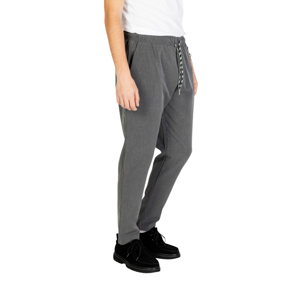 Gianni Lupo Gray Polyester Jeans & Pant