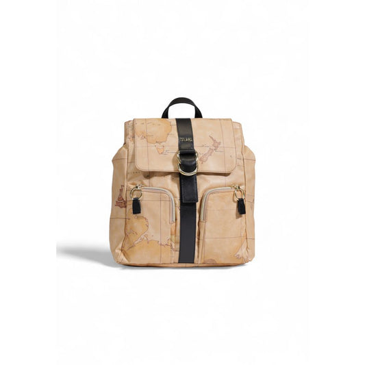 Alviero Martini Prima Classe Beige Polyethylene Backpack