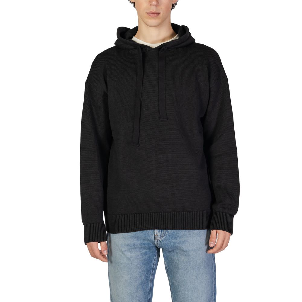 Underclub Black Cotton Sweater