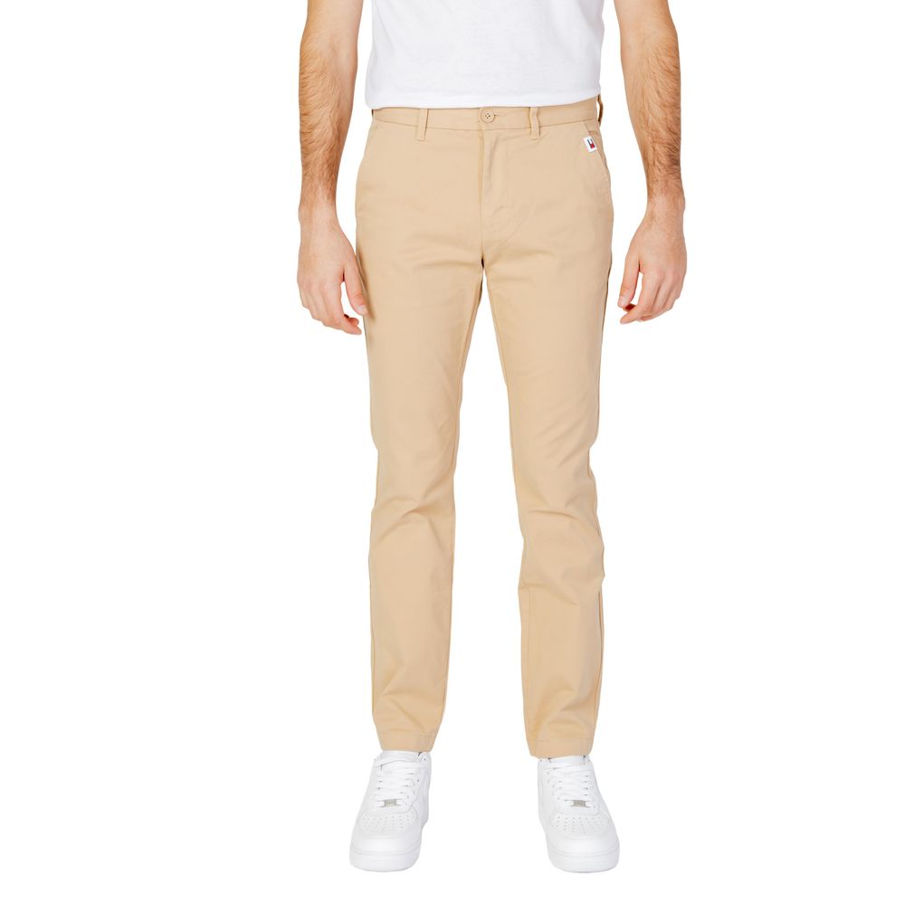 Tommy Hilfiger Jeans Beige Organic Cotton Jeans & Pant