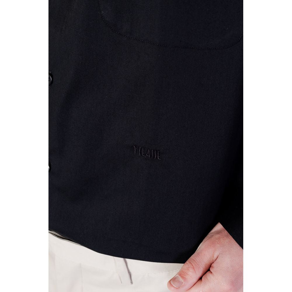 Alviero Martini Prima Classe Black Cotton Shirt