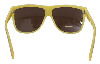 Dolce & Gabbana Stellar Chic Square Sunglasses in Yellow