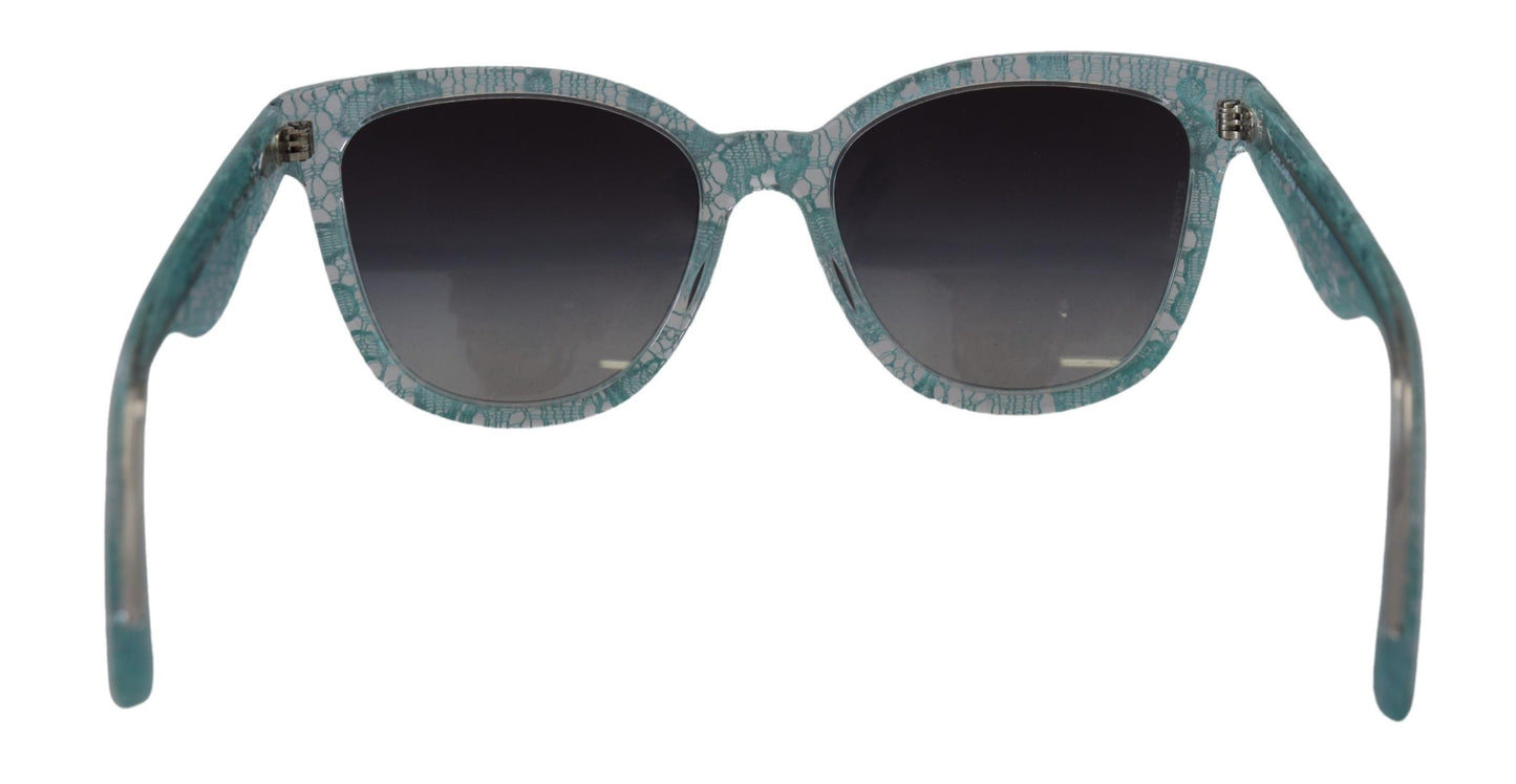 Dolce & Gabbana Sicilian Lace Crystal-Infused Sunglasses